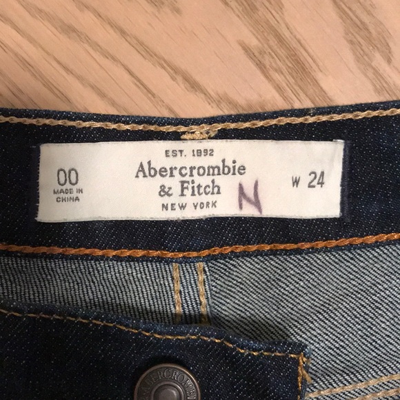 Dark Blue Jean Shorts - Picture 3 of 3